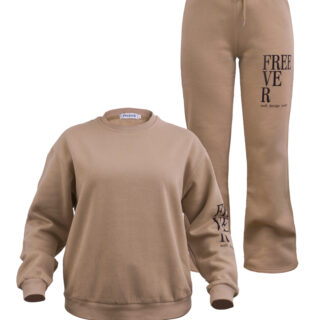 Спортивний костюм жіночий Freever UF 20809 бежевий