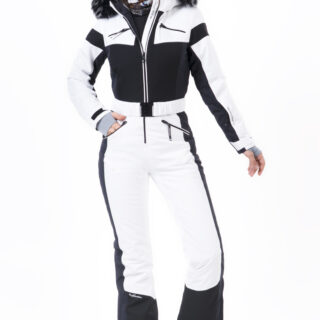 Жіночий гірськолижний комбінезон Freever NF 21649 білий