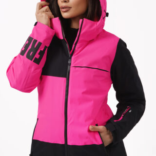 Жіноча гірськолижна куртка Freever NF 21632 рожева