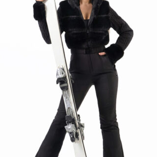 Жіночий гірськолижний комбінезон Freever NF 21615 чорний