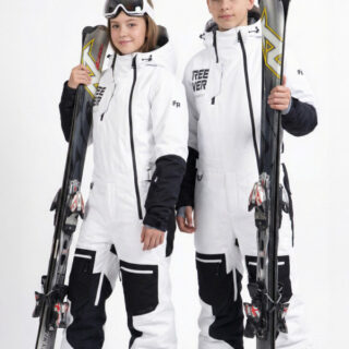 Підлітковий гірськолижний комбінезон Freever NF 21644 білий