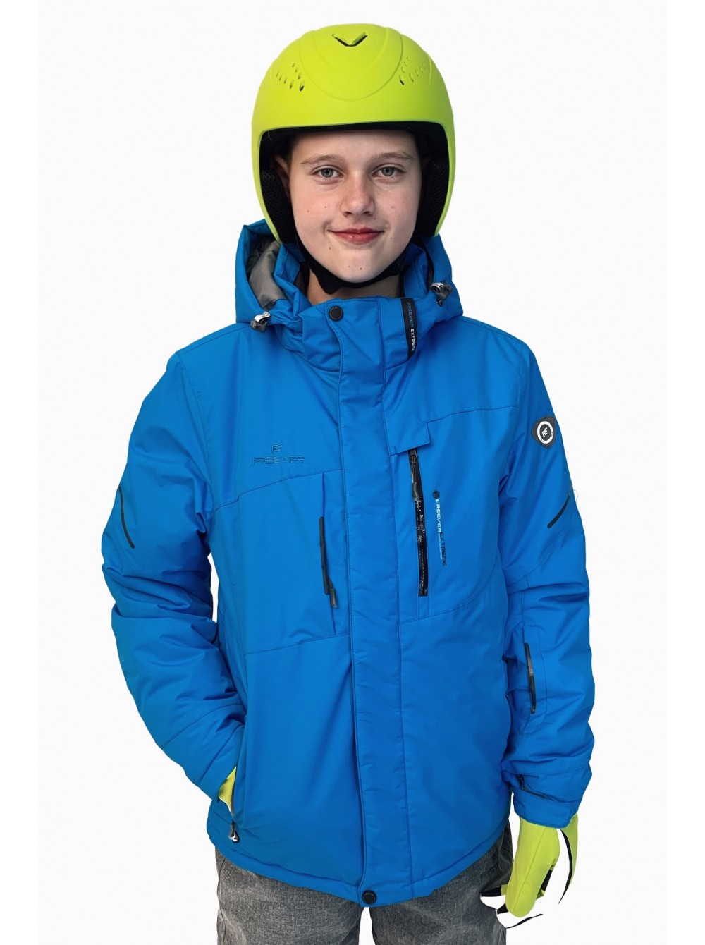 Дитяча лижна куртка FREEVER 11771 блакитна